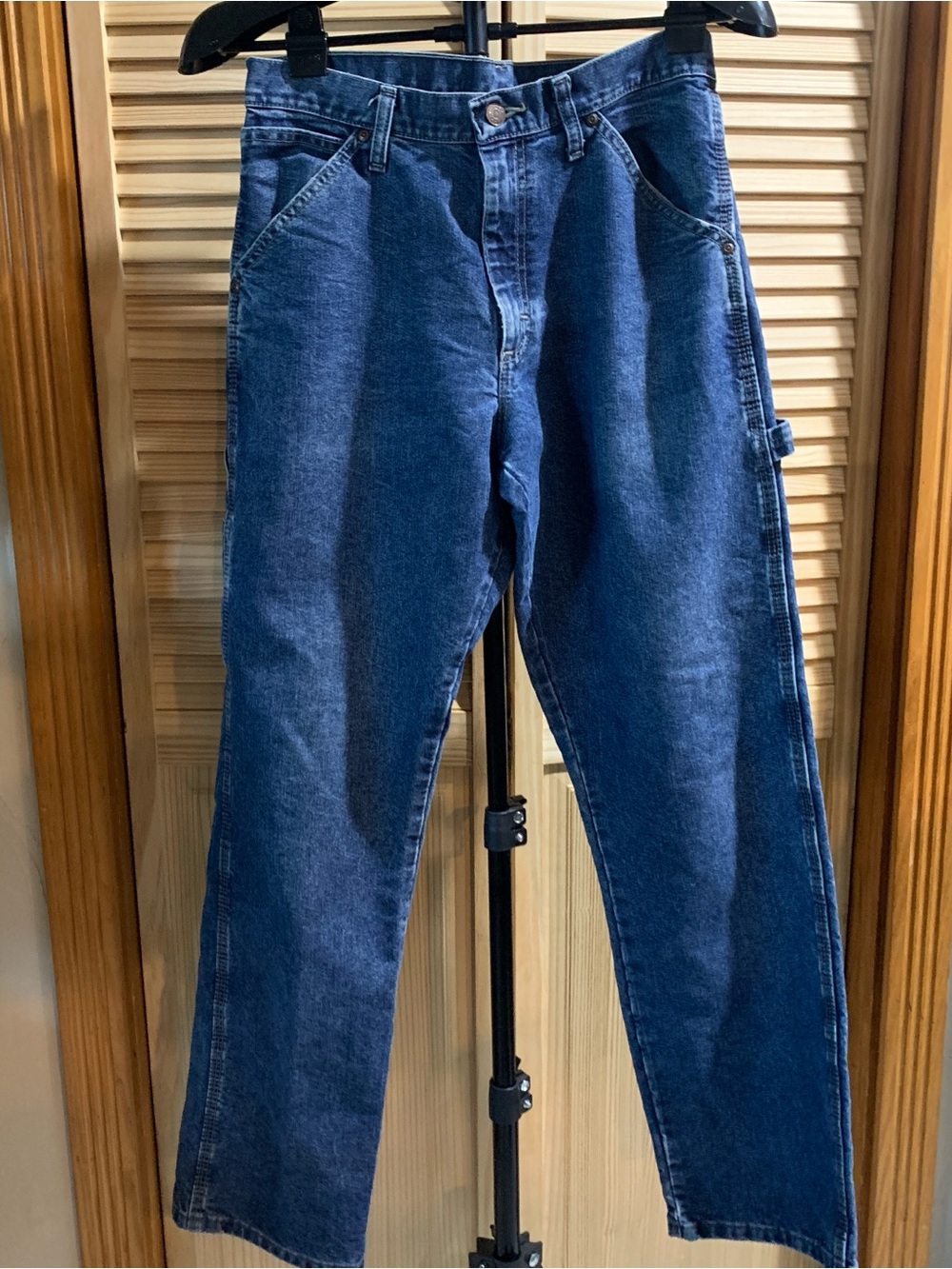 Wrangler Men's Carpenter Jeans in Deep Blue 30x32